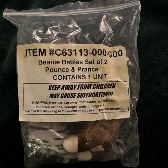 🚫SOLD🚫 Vintage Ty Beanie Babies Retired 1997 Pounce & Prance Cats - Picture 2 of 6